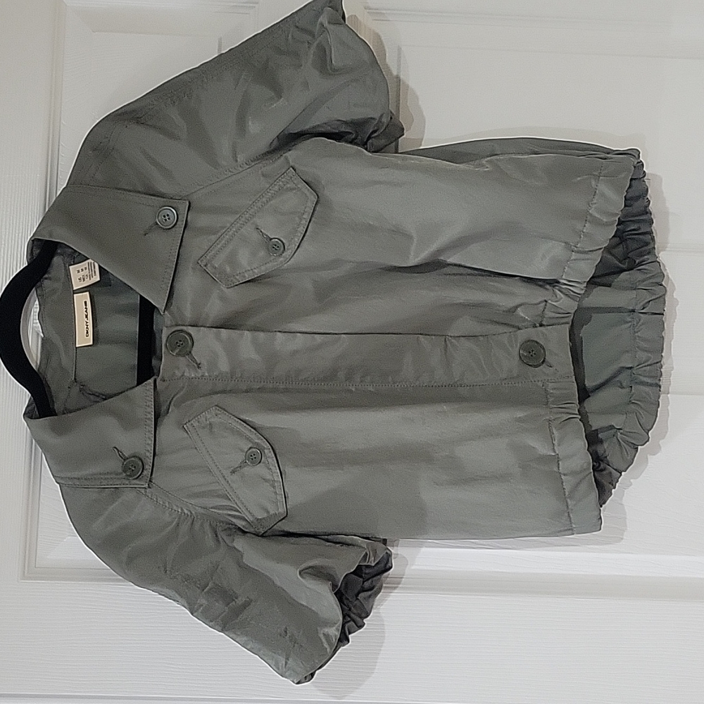 DKNY JEANS Zip Front Blazer.